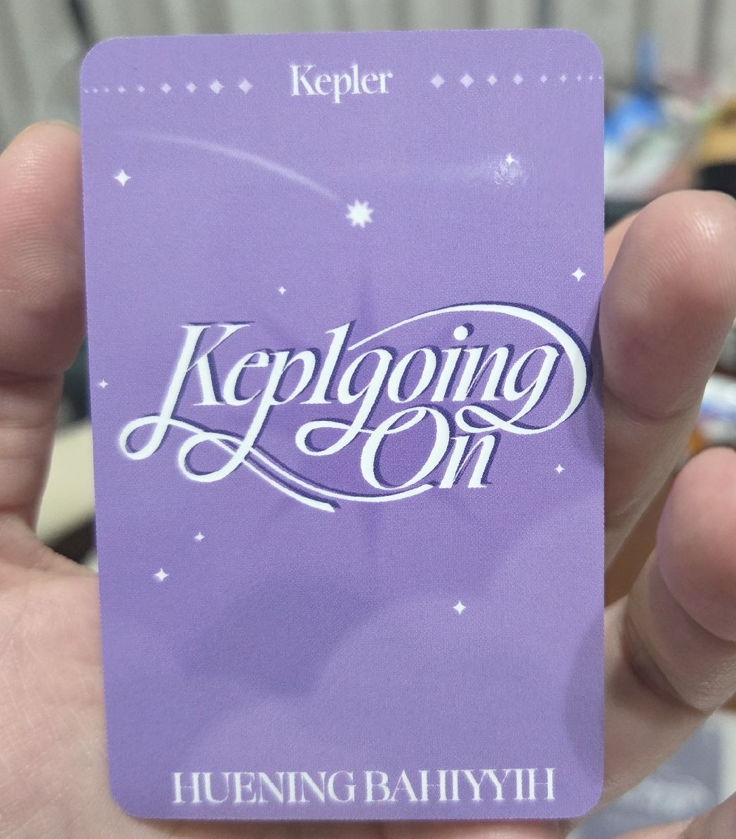 Kep1er 休寧巴伊葉 正規一 第二週 打歌卡 week2