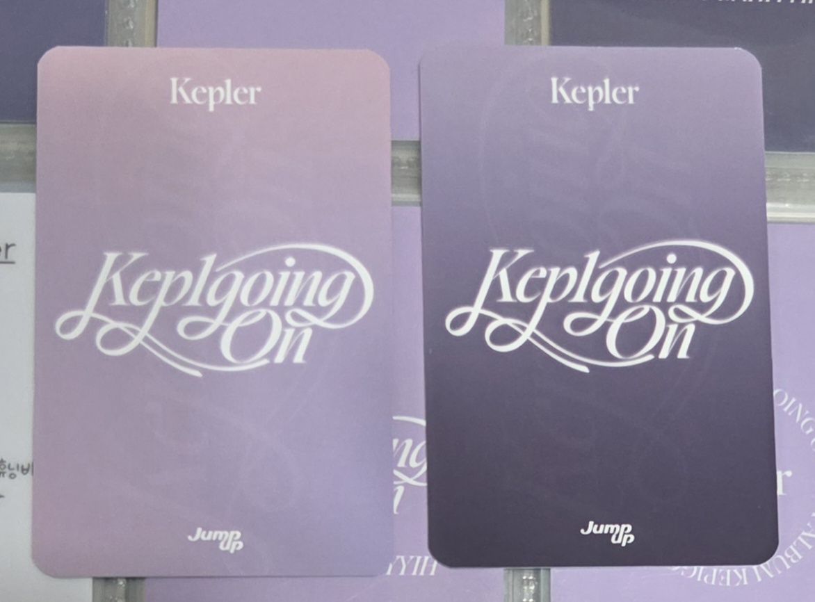 Kep1er 休寧巴伊葉 正規一 幸運卡 jump up jp 兔耳 熱狗