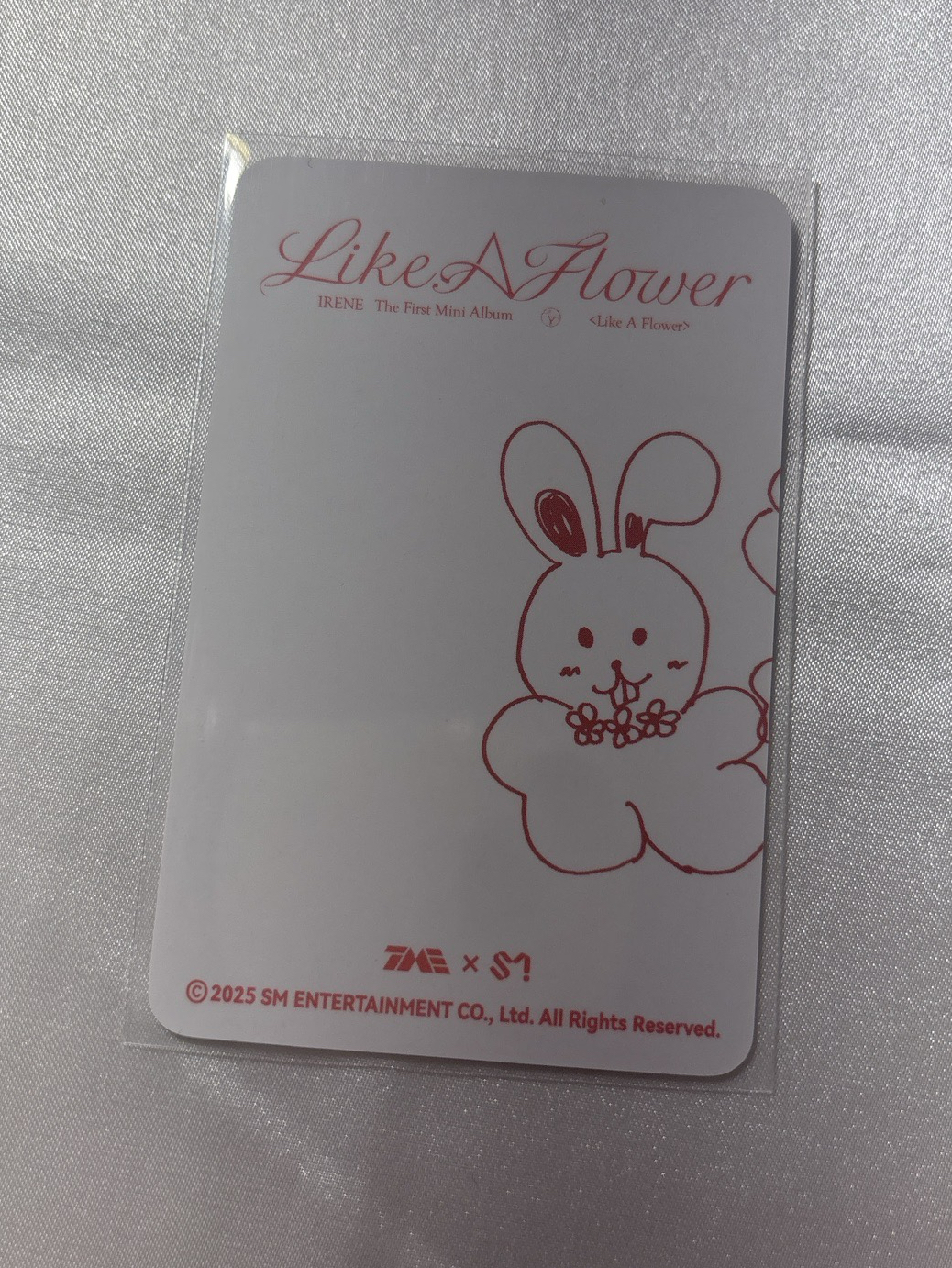 Irene Like A Flower 星光卡（三星手繪卡背）