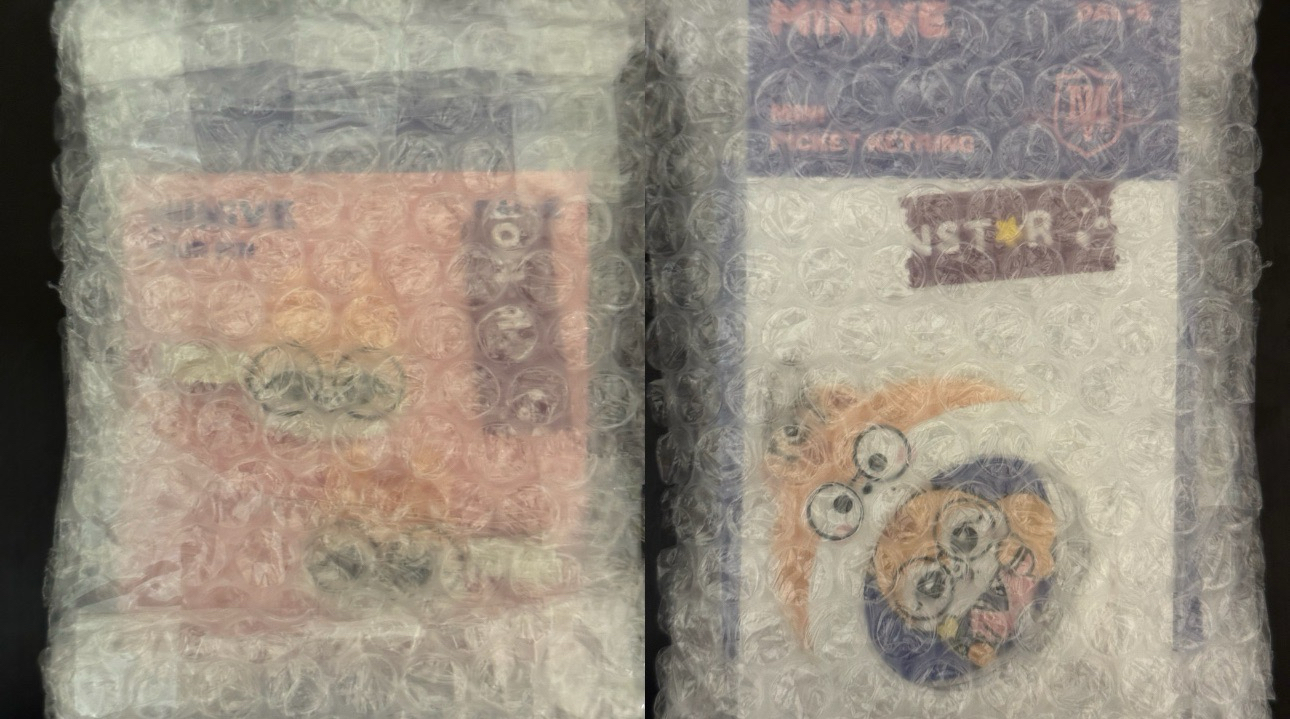 IVE MINIVE SCHOOL快閃 秋髮夾、小扇子鑰匙圈