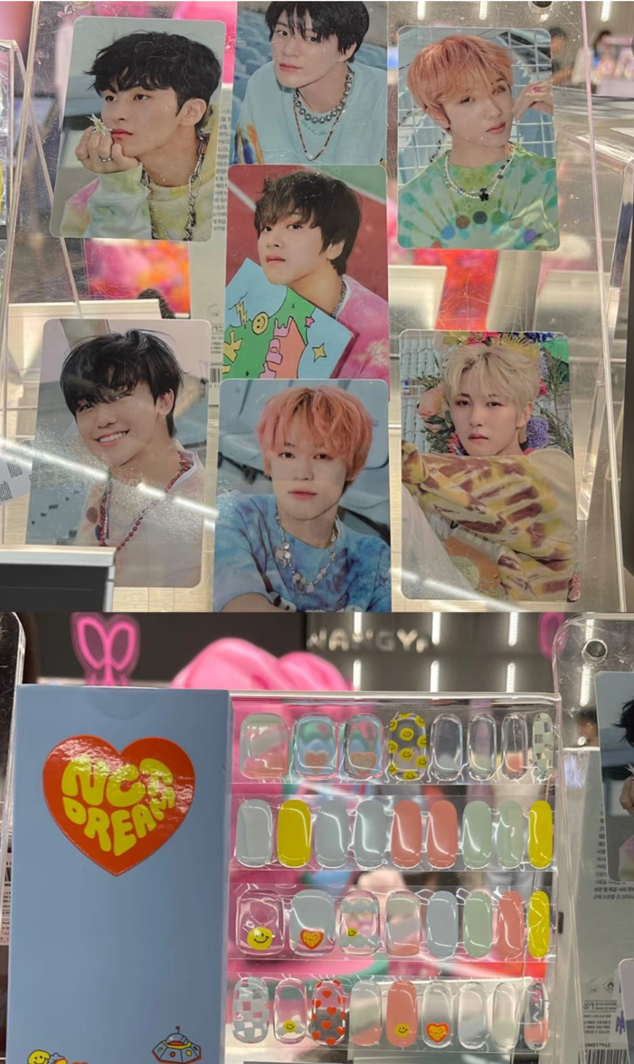 NCT DREAM 美甲片含一套卡