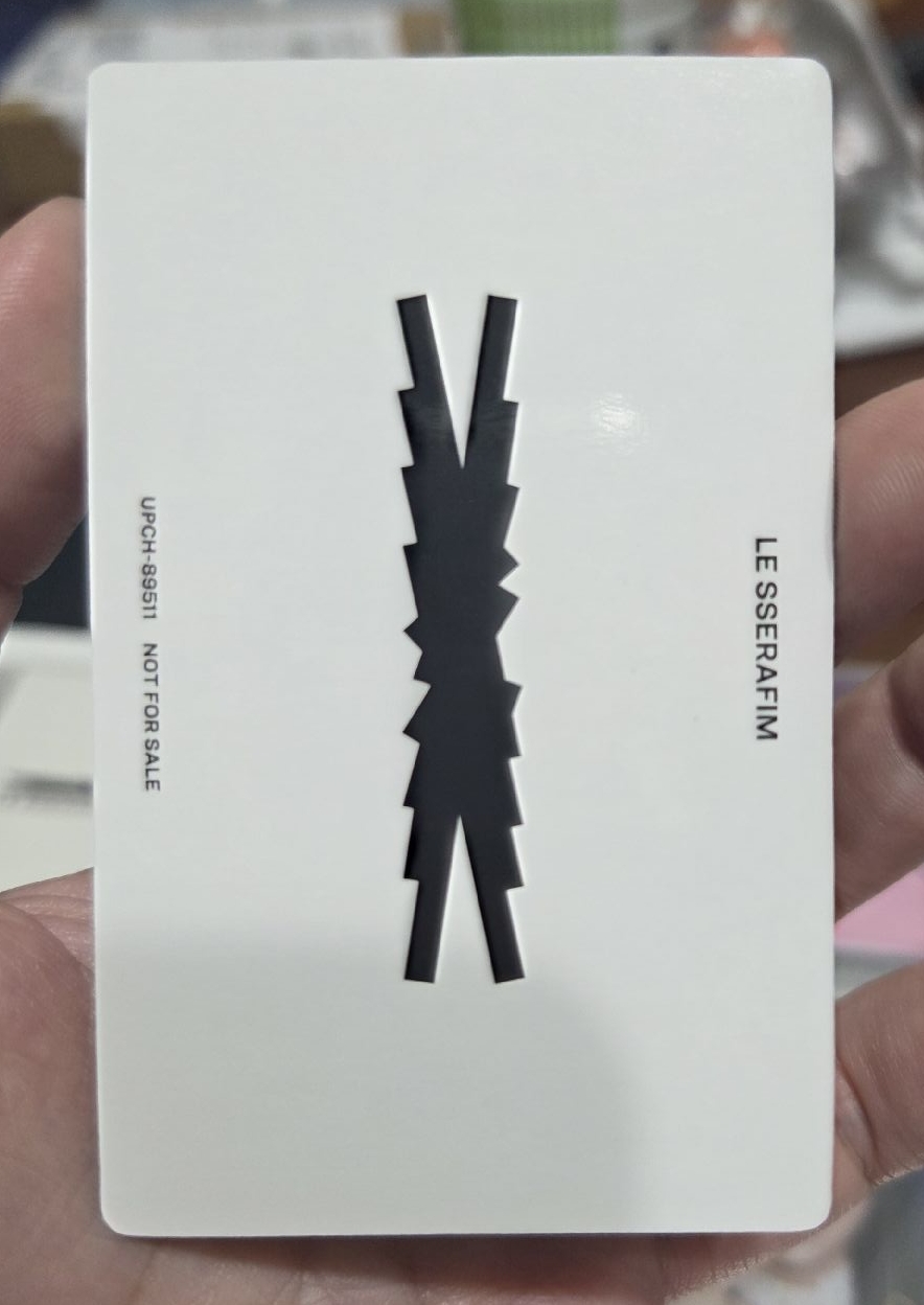 LE SSERAFIM 恩採 EUNCHAE 采源 CHAEWON FEARLESS JP 專輯卡 初回A 雙人卡