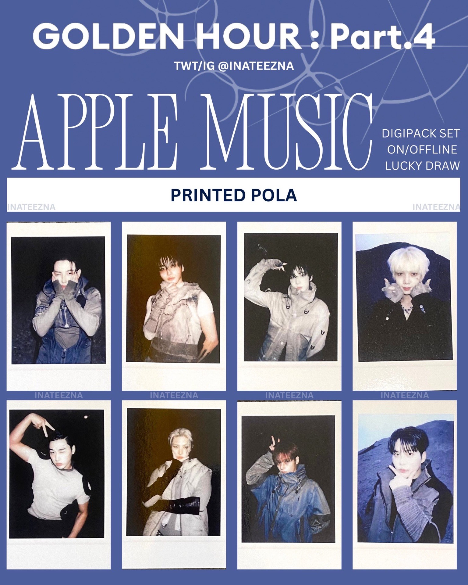 ATEEZ｜GH4 Apple Music 幸運卡 / 印拍立得