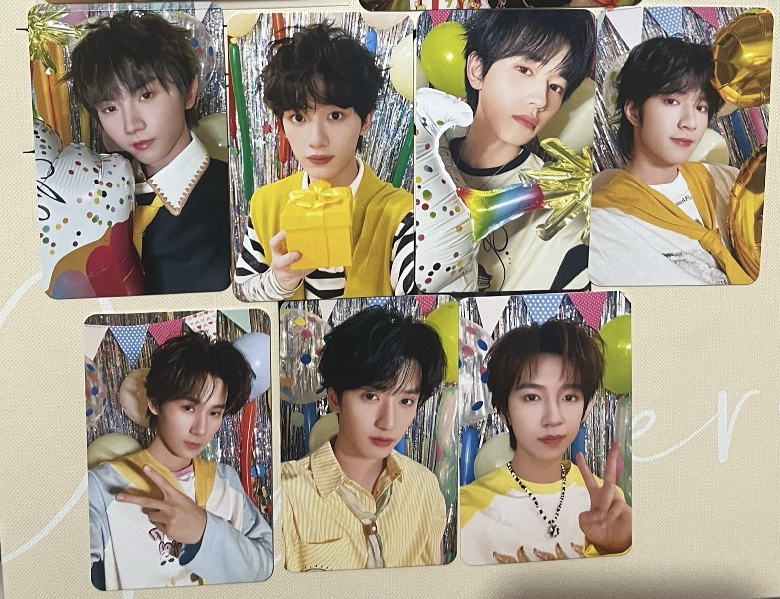 五週年團生日禮小卡