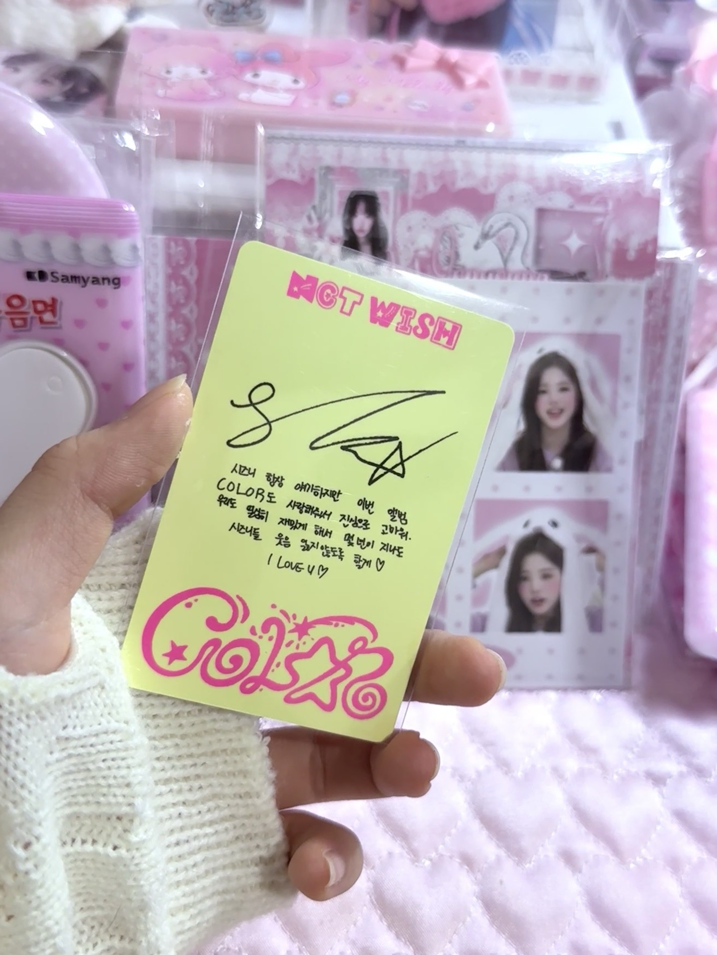 NCT WISH 吳是溫  Sion 專卡