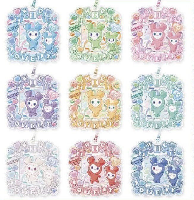 #售 TWICE 彩瑛萬代糖果卡套