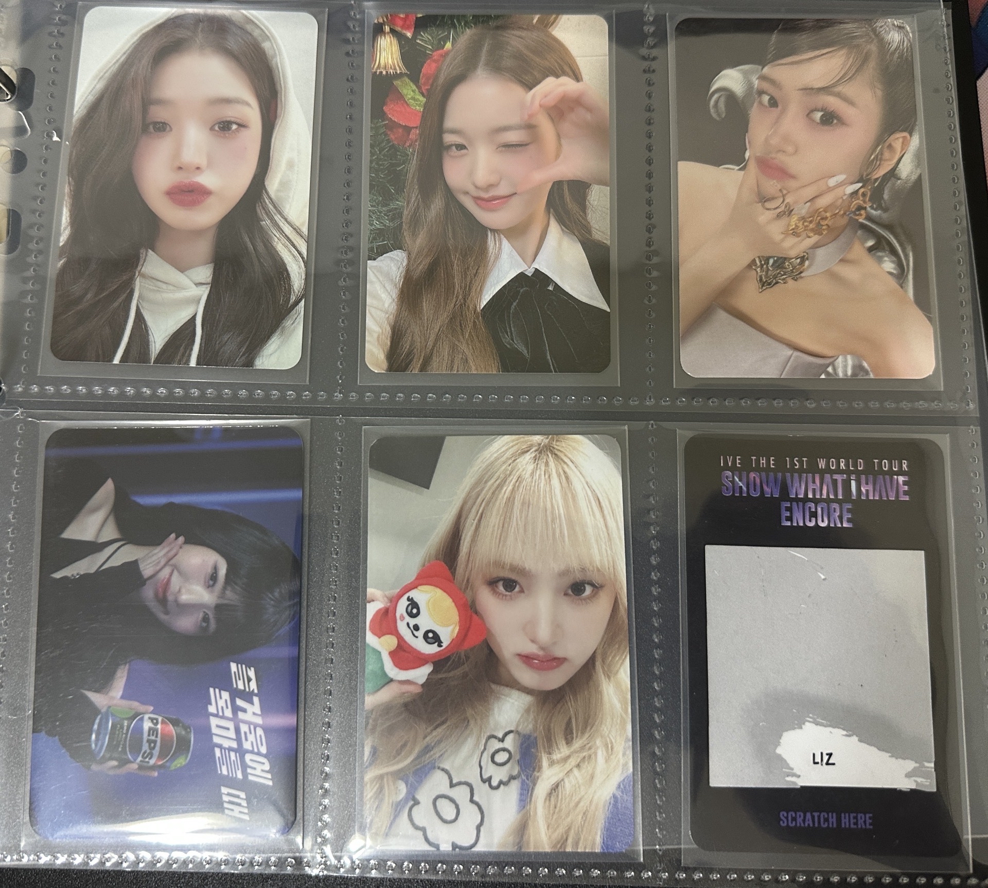 IVE卡(安、員、栗、瑞)