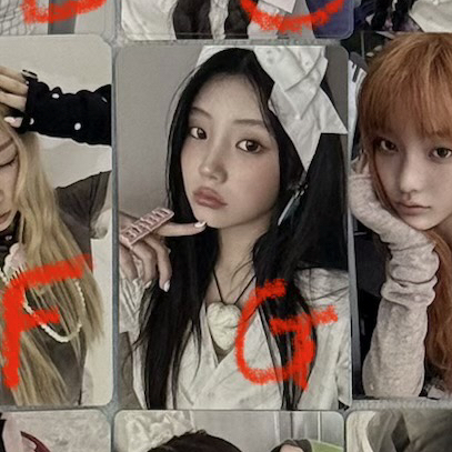 G（多帶兩張不同成員）