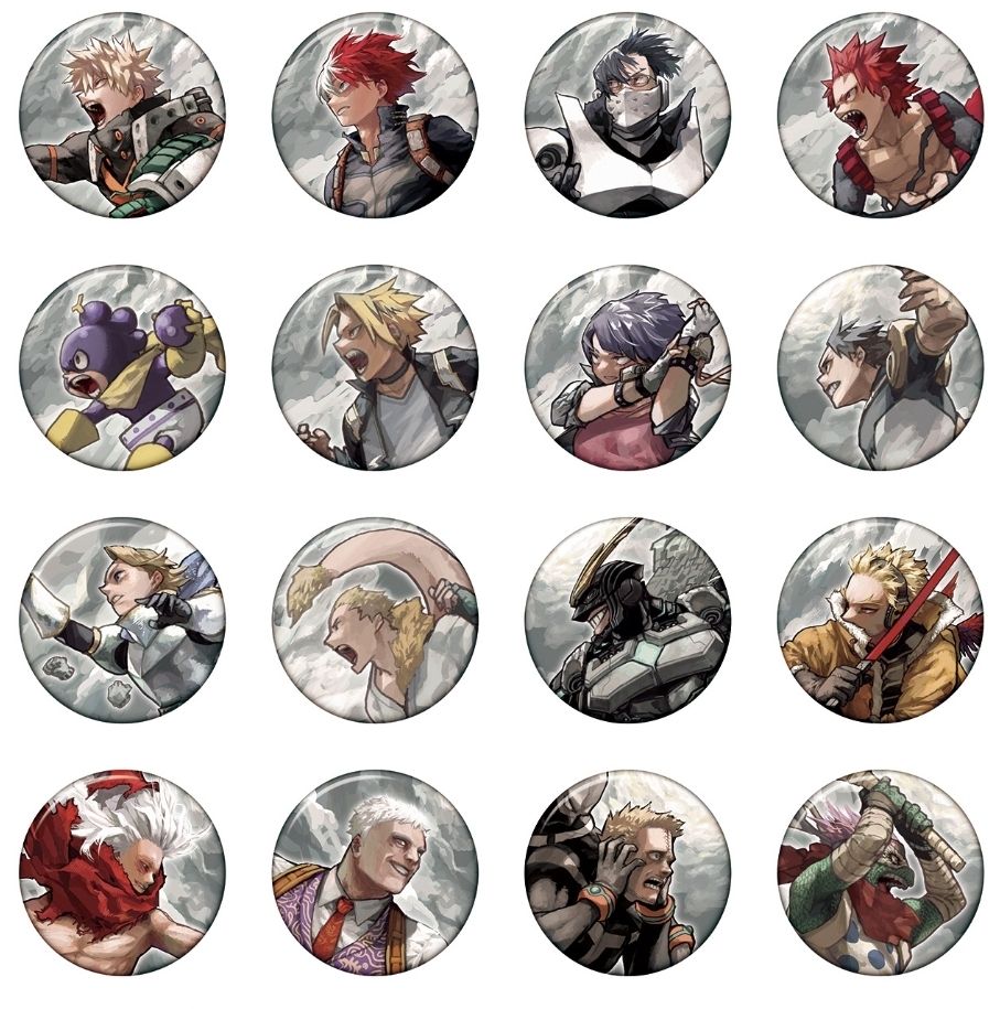 原畫展 爆豪組 徽章