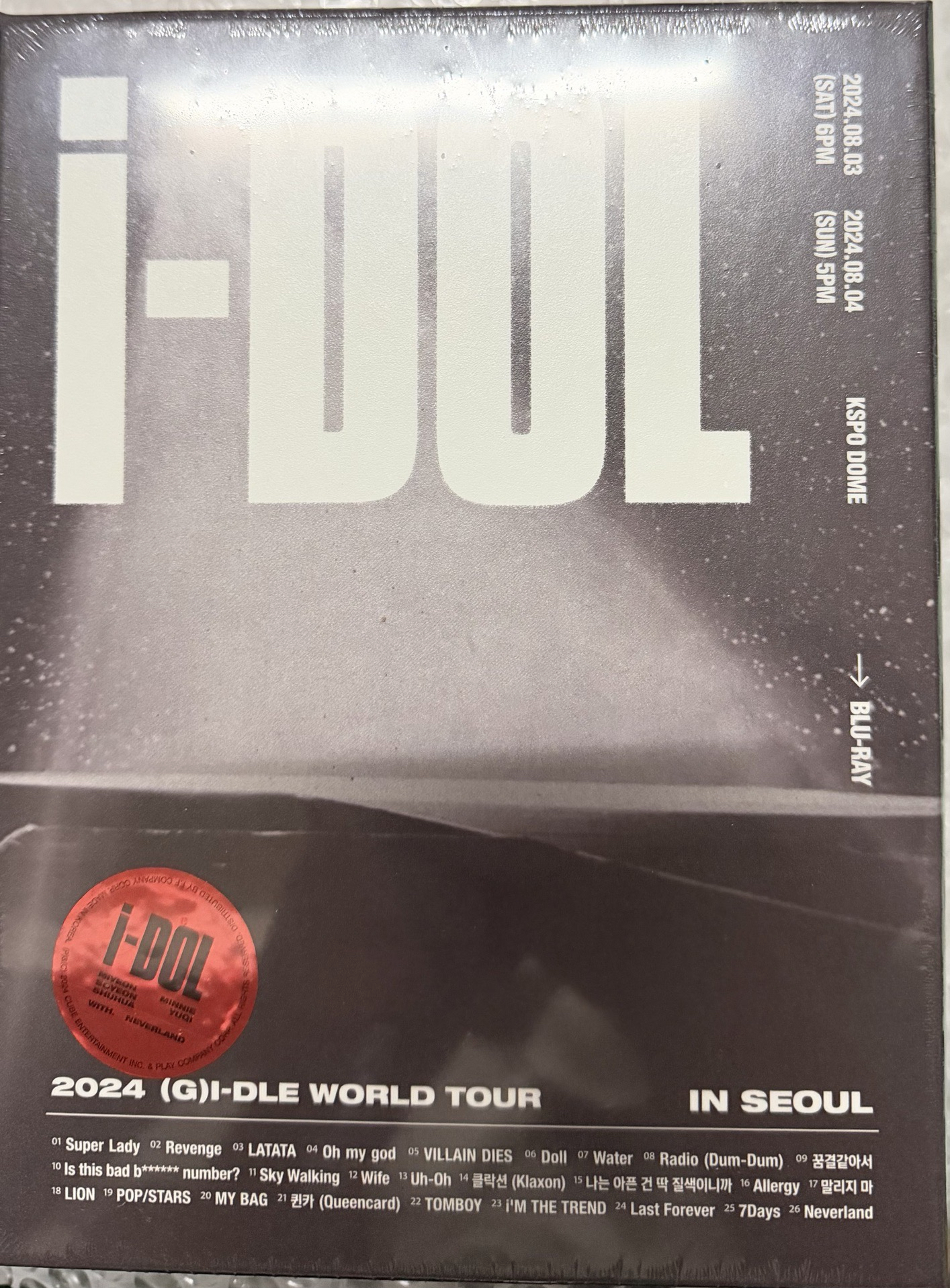 i-dle 2024世巡藍光版