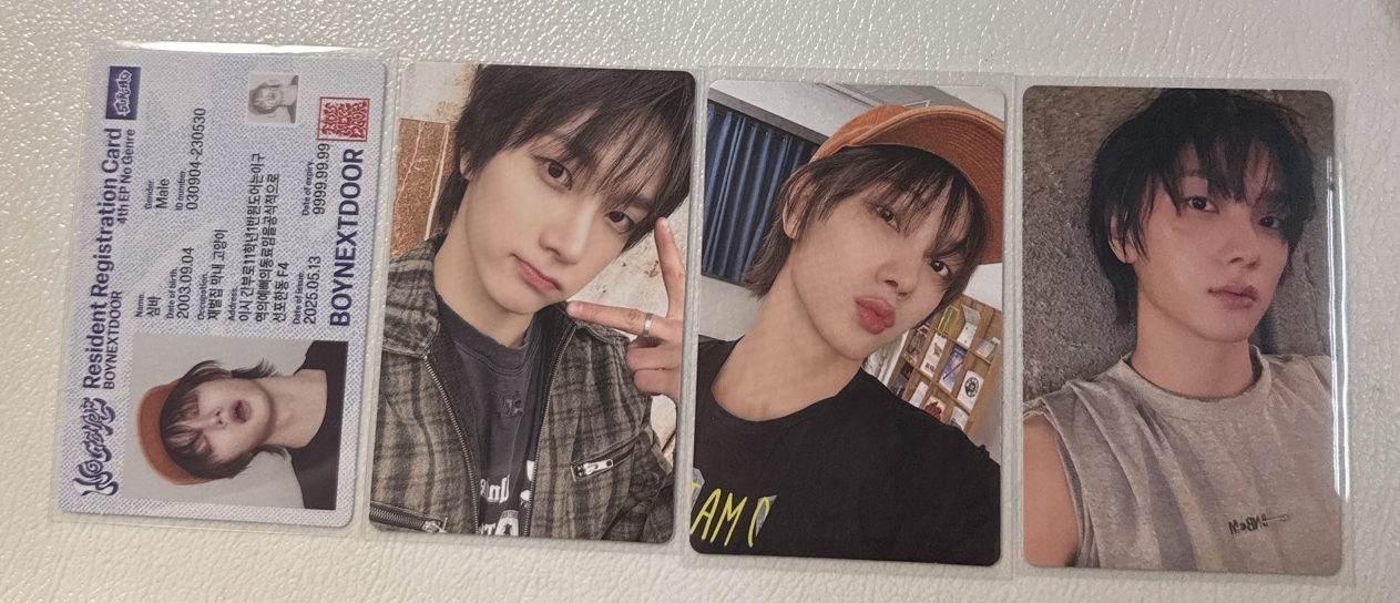 BOYNEXTDOOR SUNGHO NO GENRE 專卡