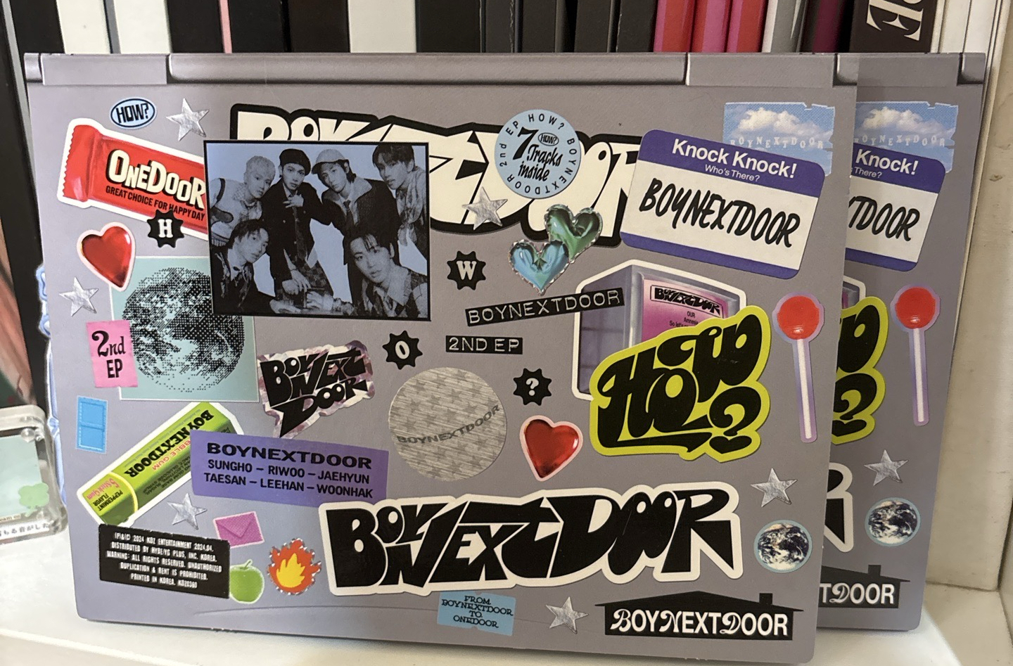 bnd 4貼紙書（內頁使用過部分）