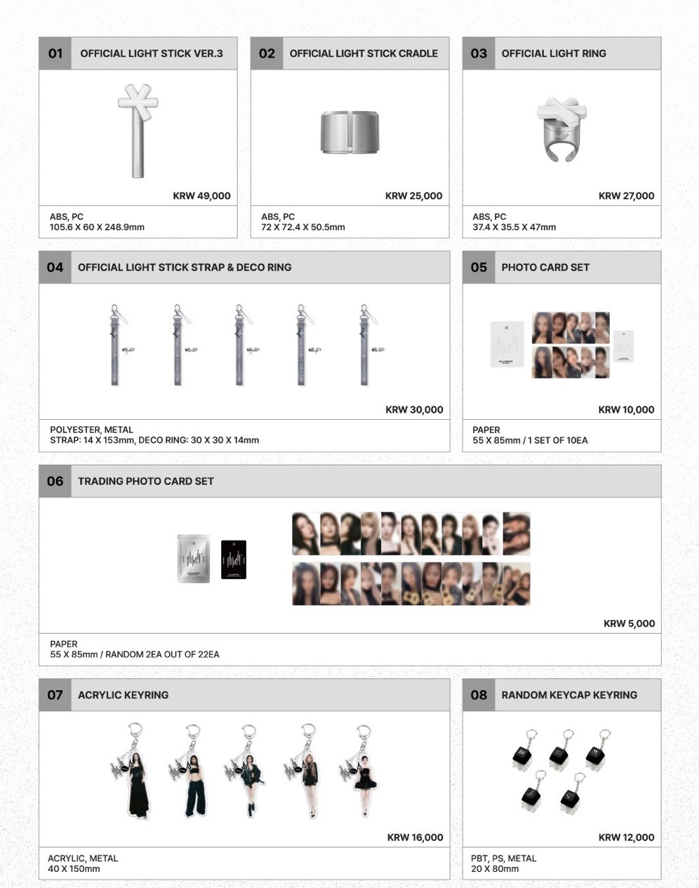 現貨 i-dle 首爾場週 小卡組