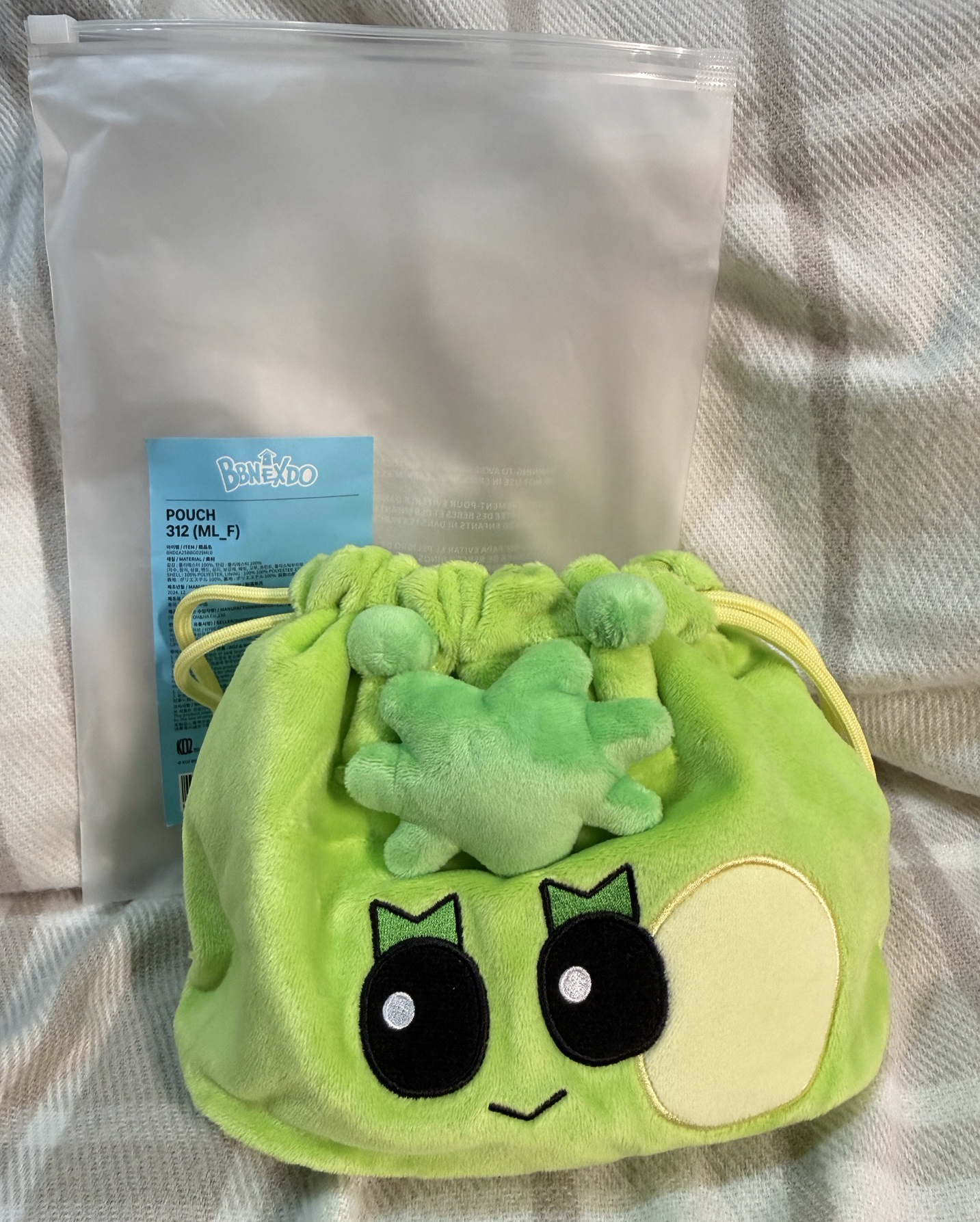 波捏豆 312束口袋