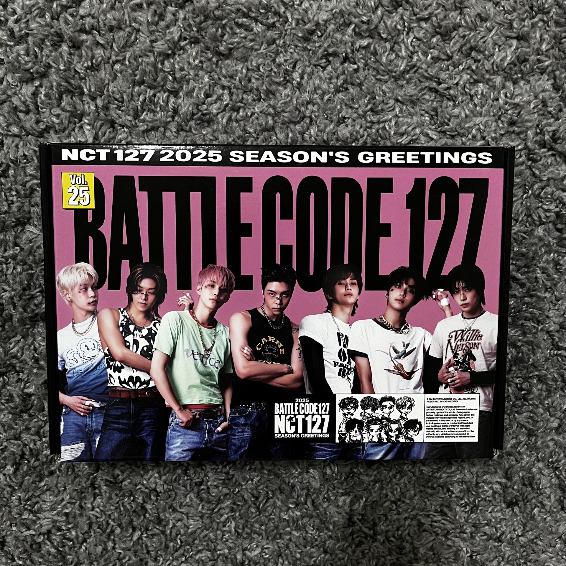 NCT127 2025年曆個人set