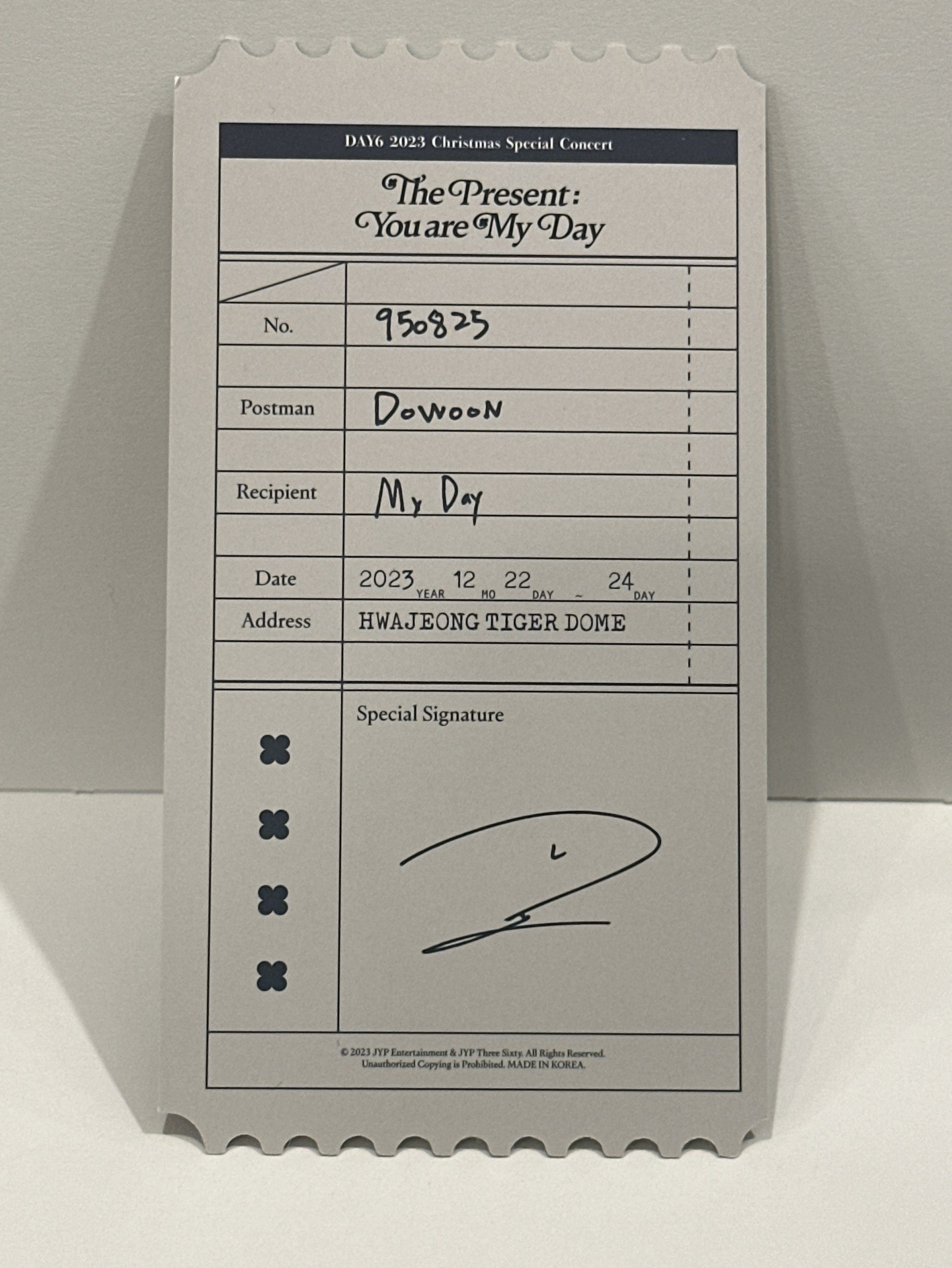 2023 聖誕場 度云 票卡