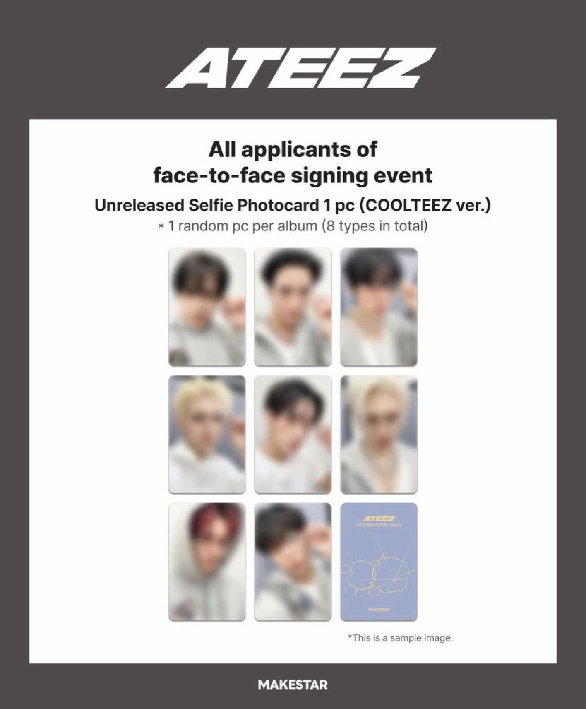 雪梨簽售 COOLTEEZ(非現-單特典卡)