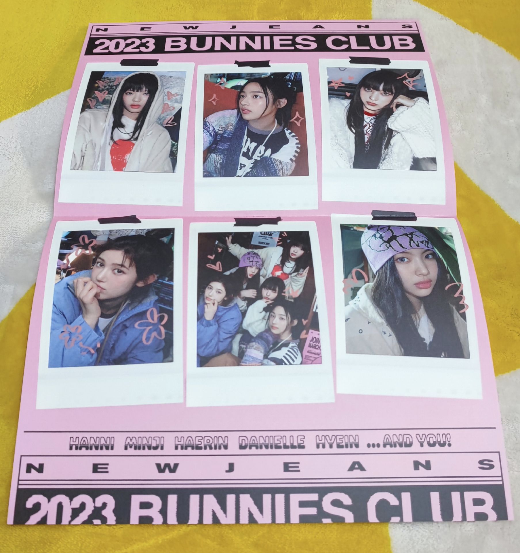 NewJeans 會員禮 一期 BUNNIES CLUB 2023 (不含小卡)