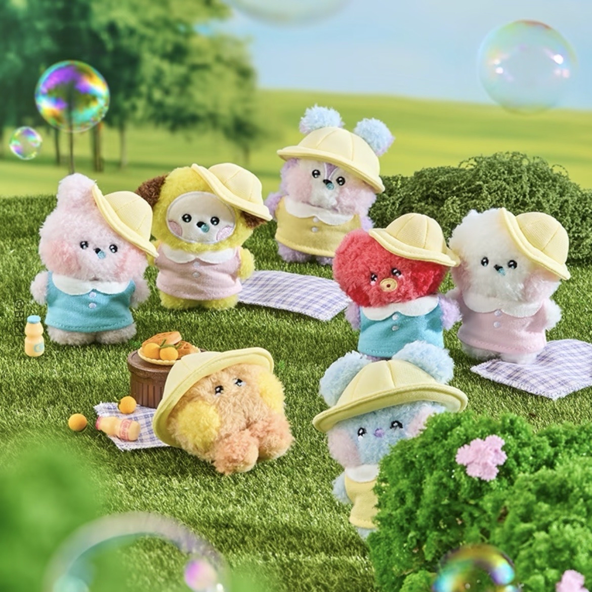 現貨 BT21野餐娃娃 盒娃