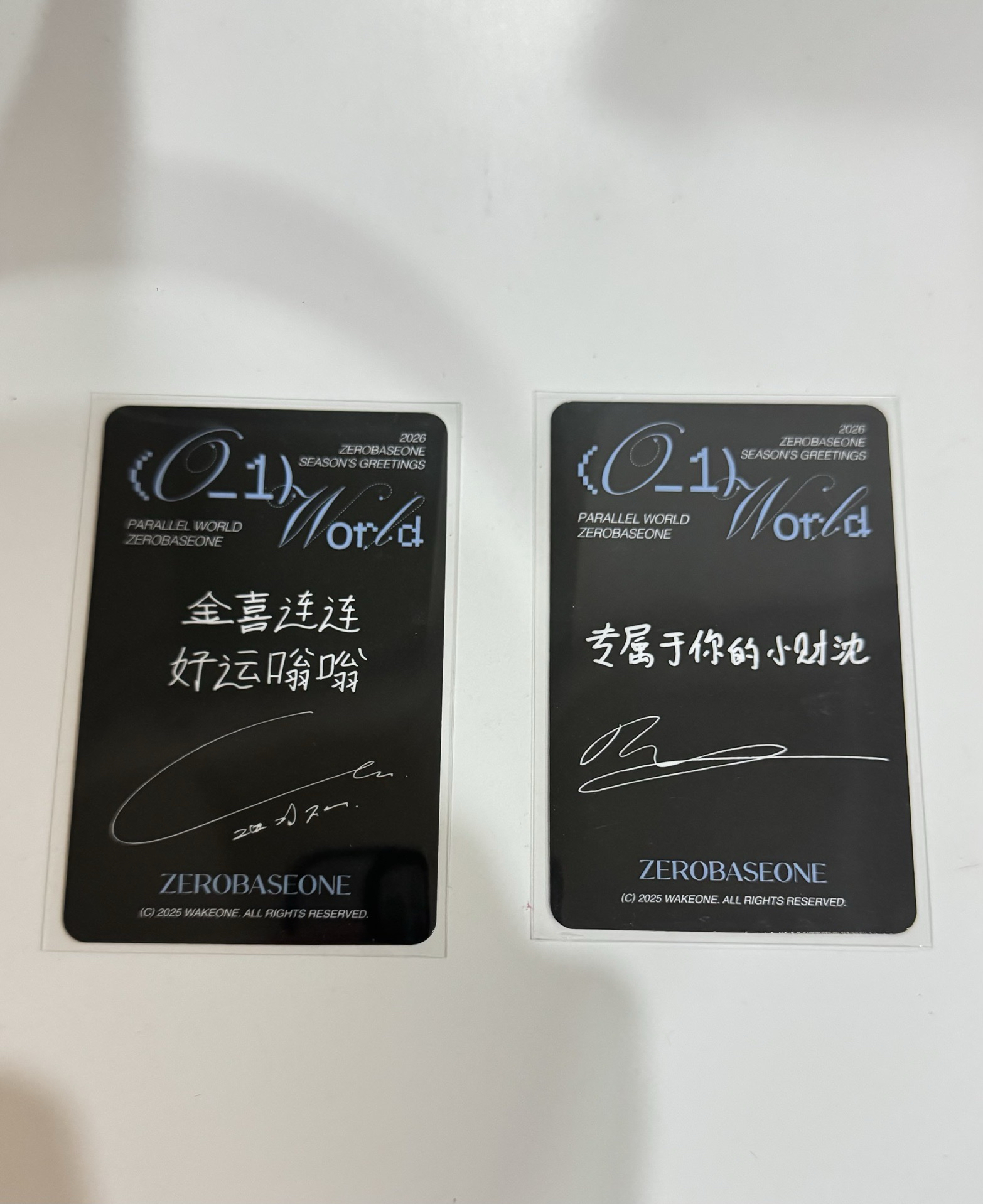 星河中背 年曆特典卡