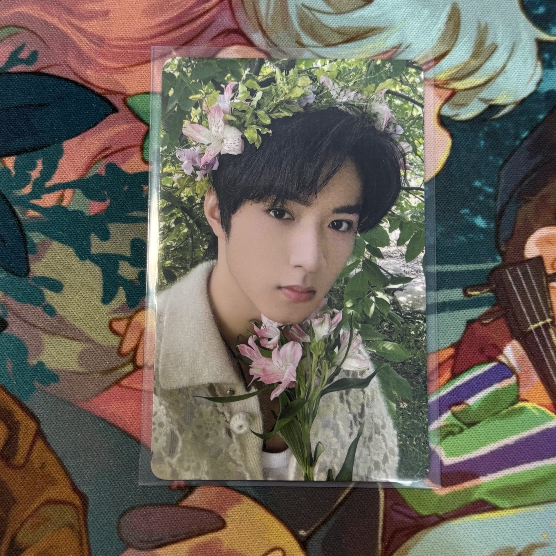 劉耀文春日記憶團體款固卡