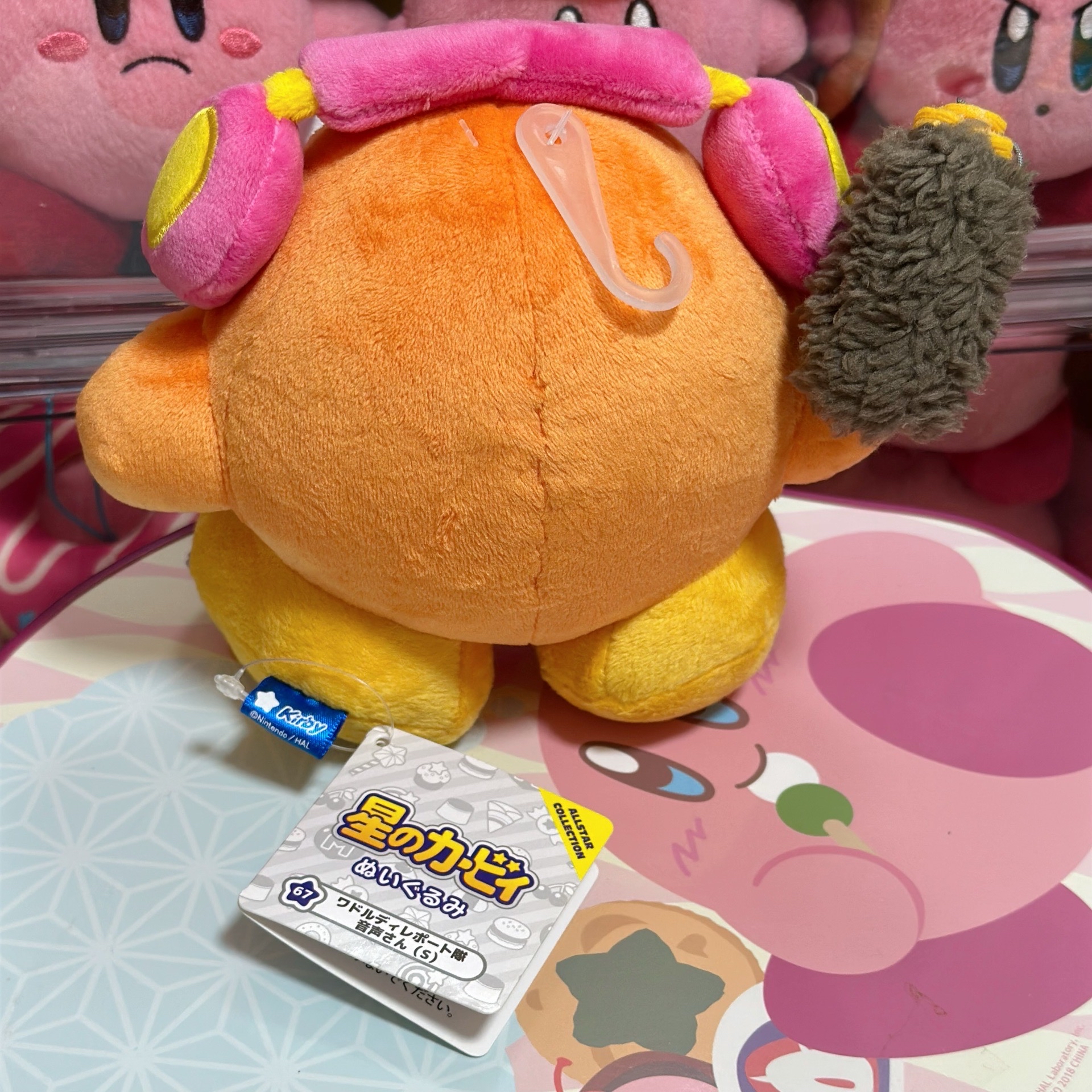 星之卡比 瓦豆魯迪記者隊 耳機卡比