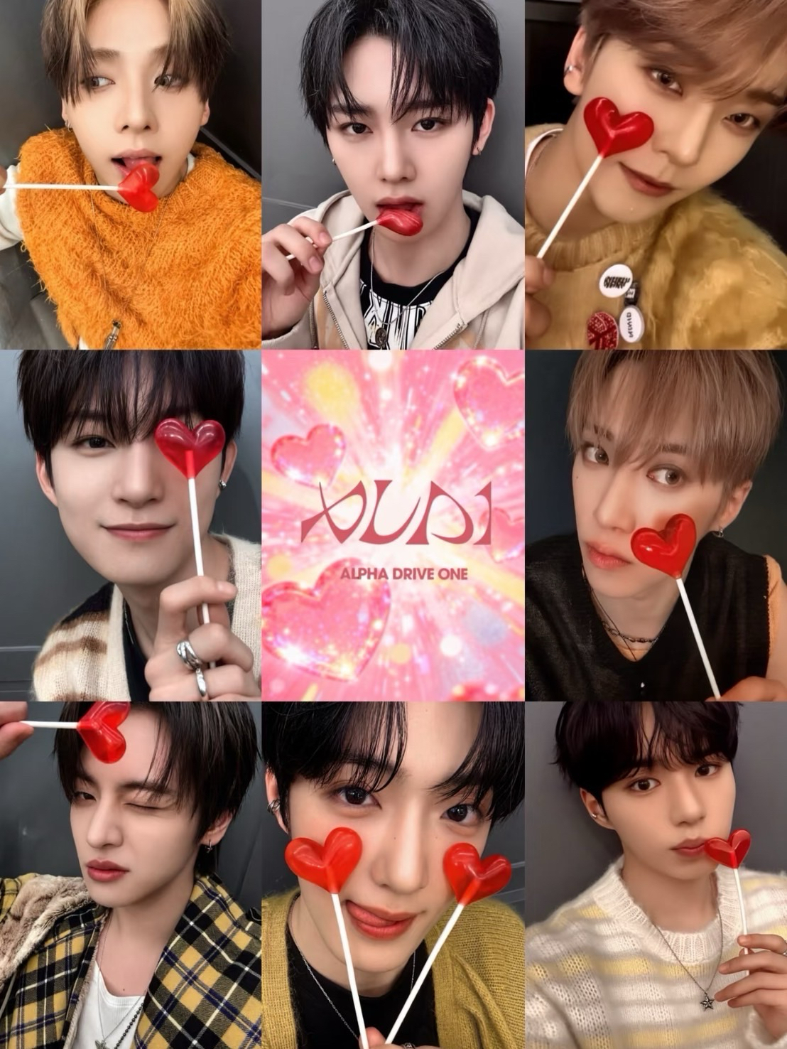 ALD1愛心棒棒糖一套