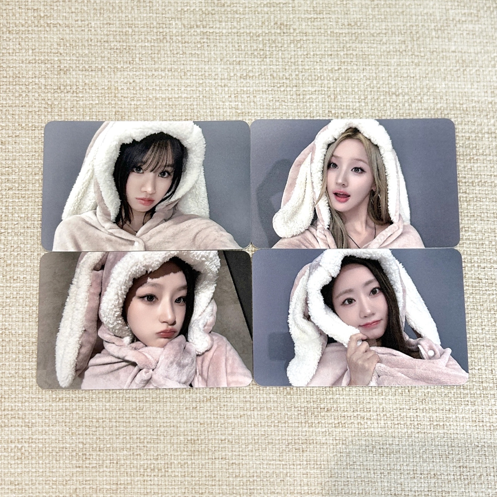 KISS OF LIFE 兔毯 特典卡 整套