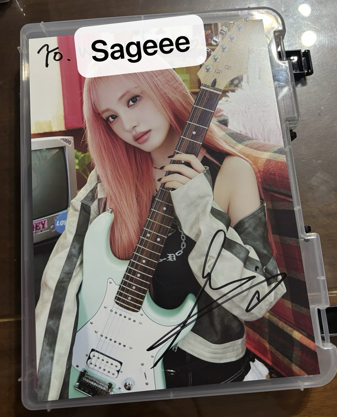 Liz Be Alright 專輯 初回限定V盤 親筆簽名To簽海報