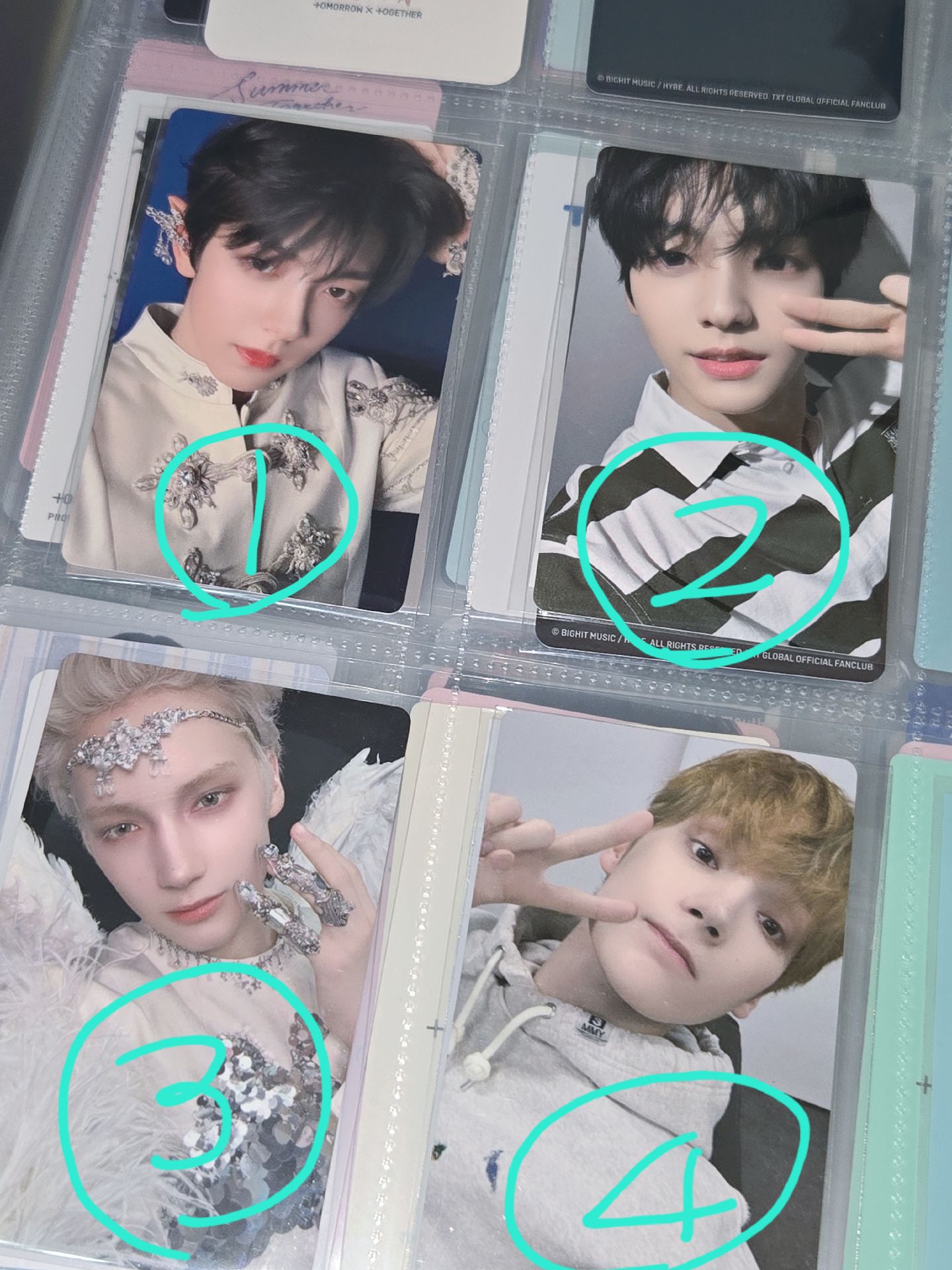 TXT 秀彬休寧日咖特典卡