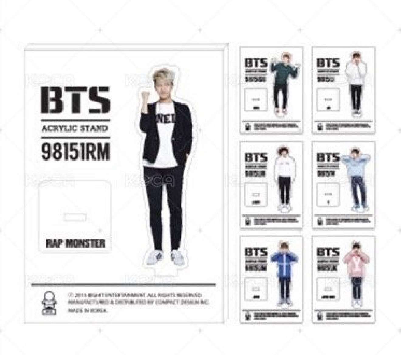 BTS防彈少年團 1-4期立牌