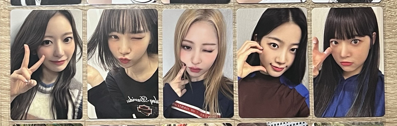 Lesserafim一期會員禮小卡