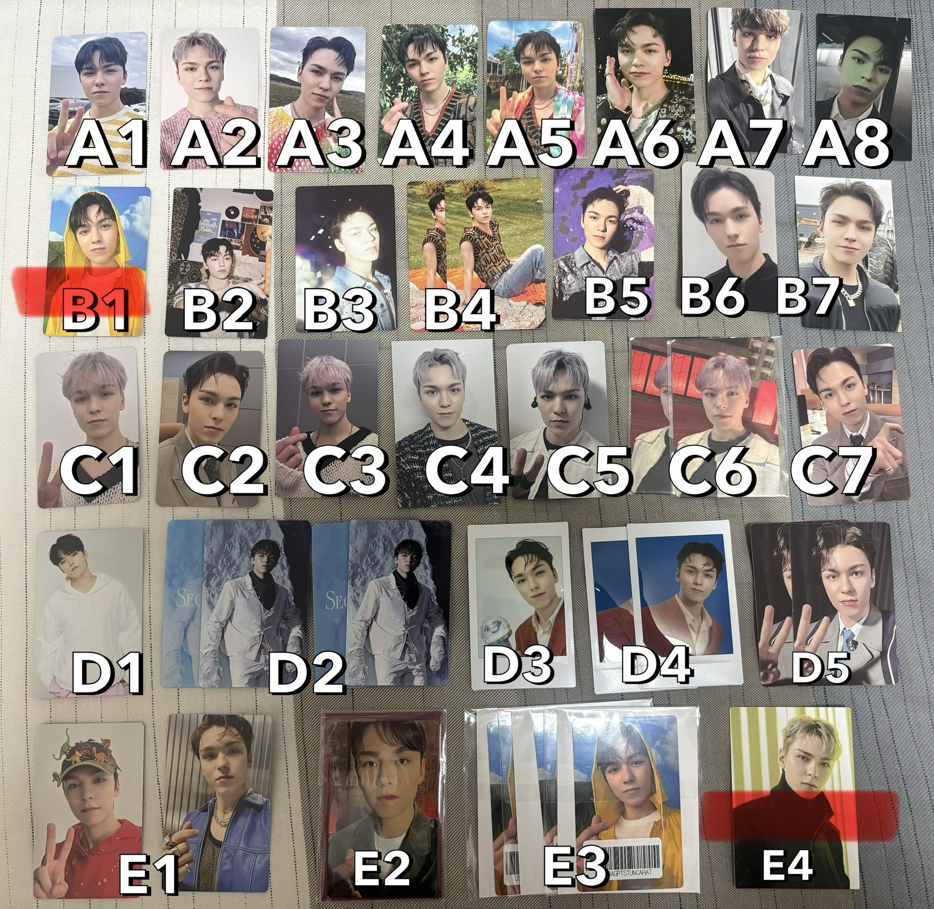 🩵VERNON 小卡出清