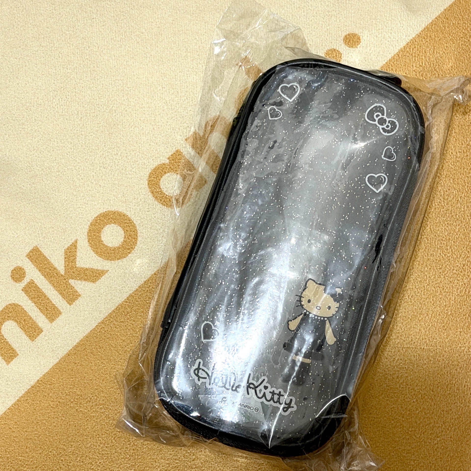 日本正版三麗鷗 長腿hellokitty 透明娃包