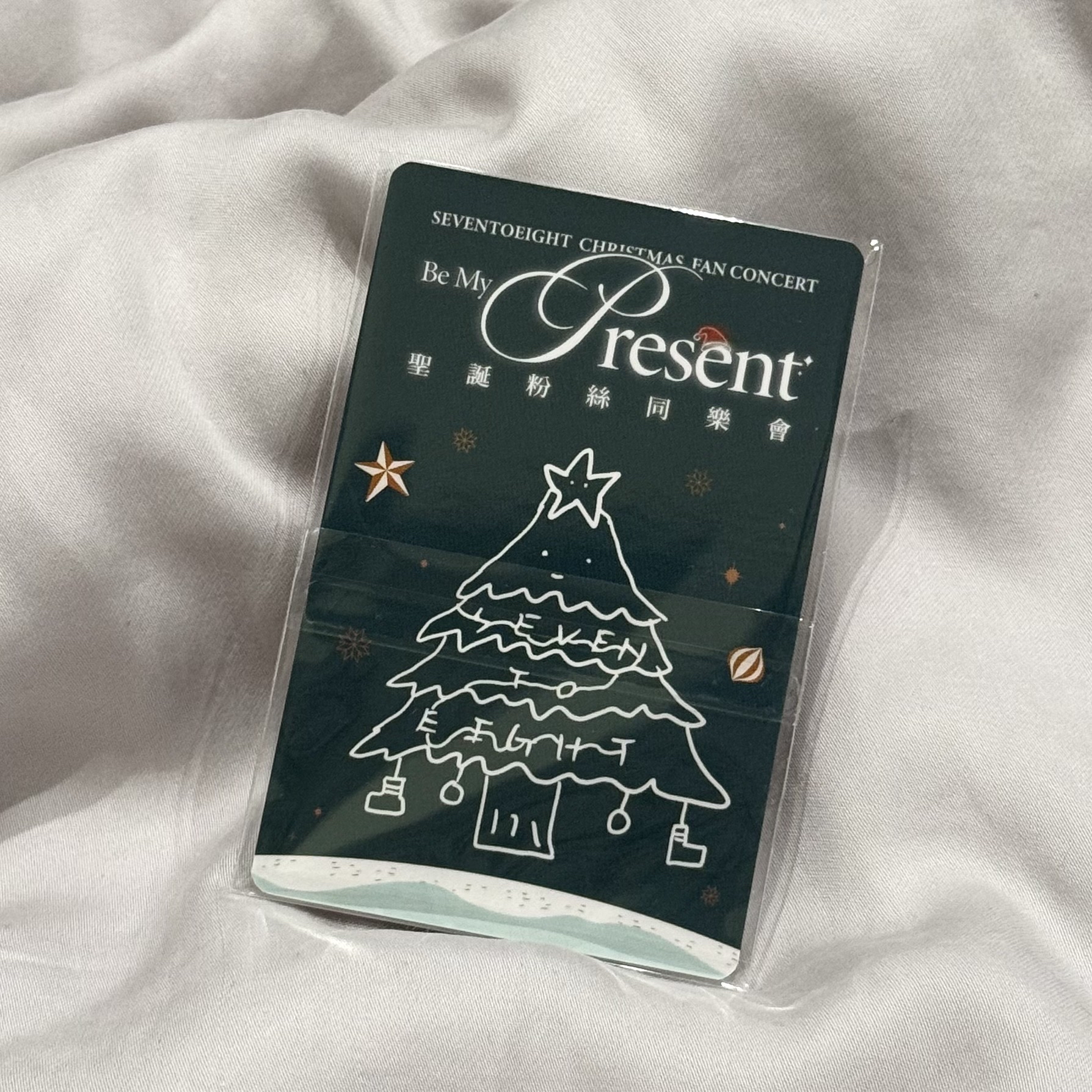 聖誕粉絲同樂會 台北場 入場卡 / 場限卡 麒文 學駿 柏佑