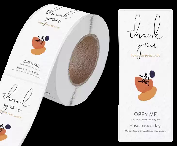 Thank you封口貼
