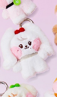 minive line員瑛吊飾娃娃+隱眼卡set （共六張）