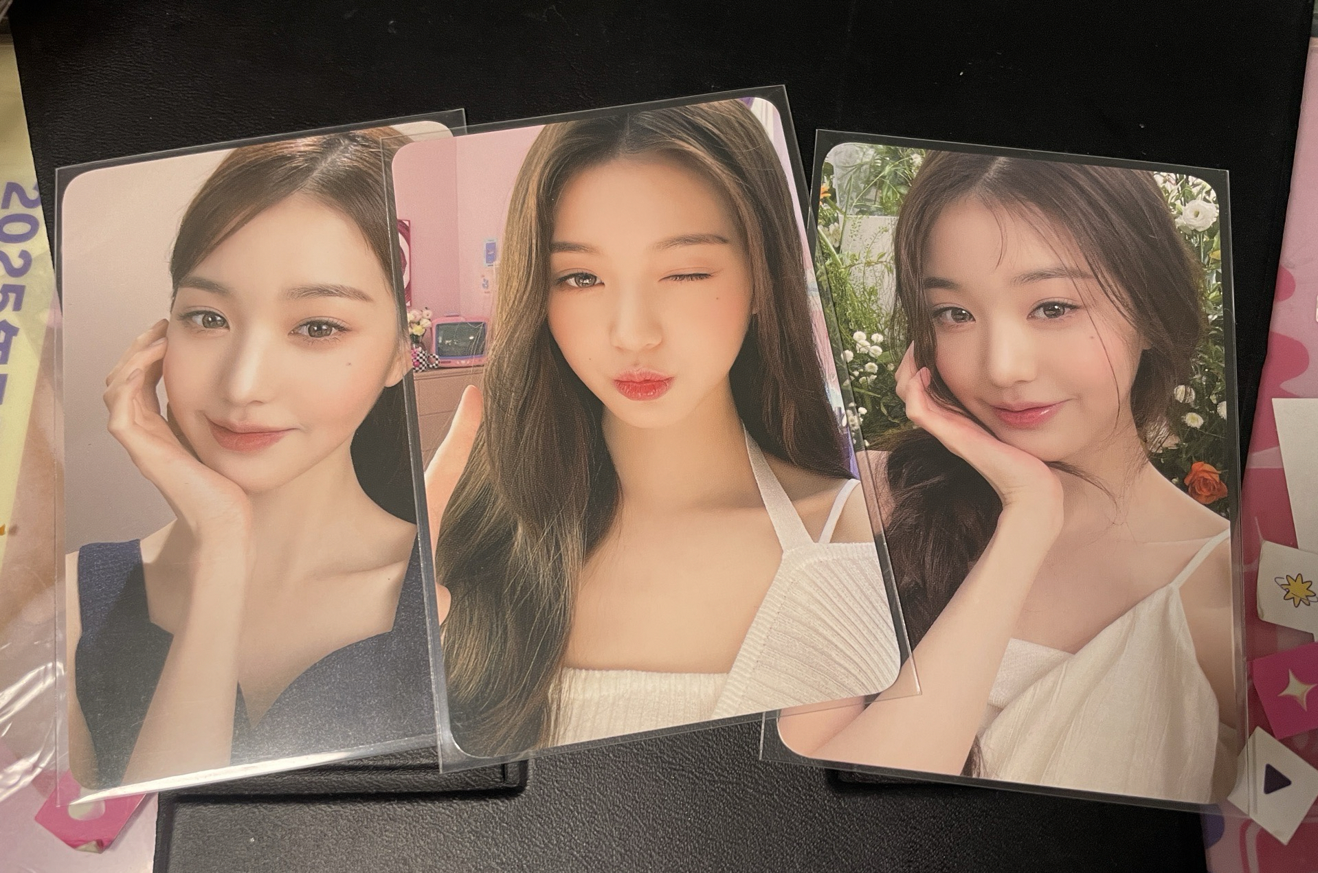 minive line員瑛吊飾娃娃+隱眼卡set