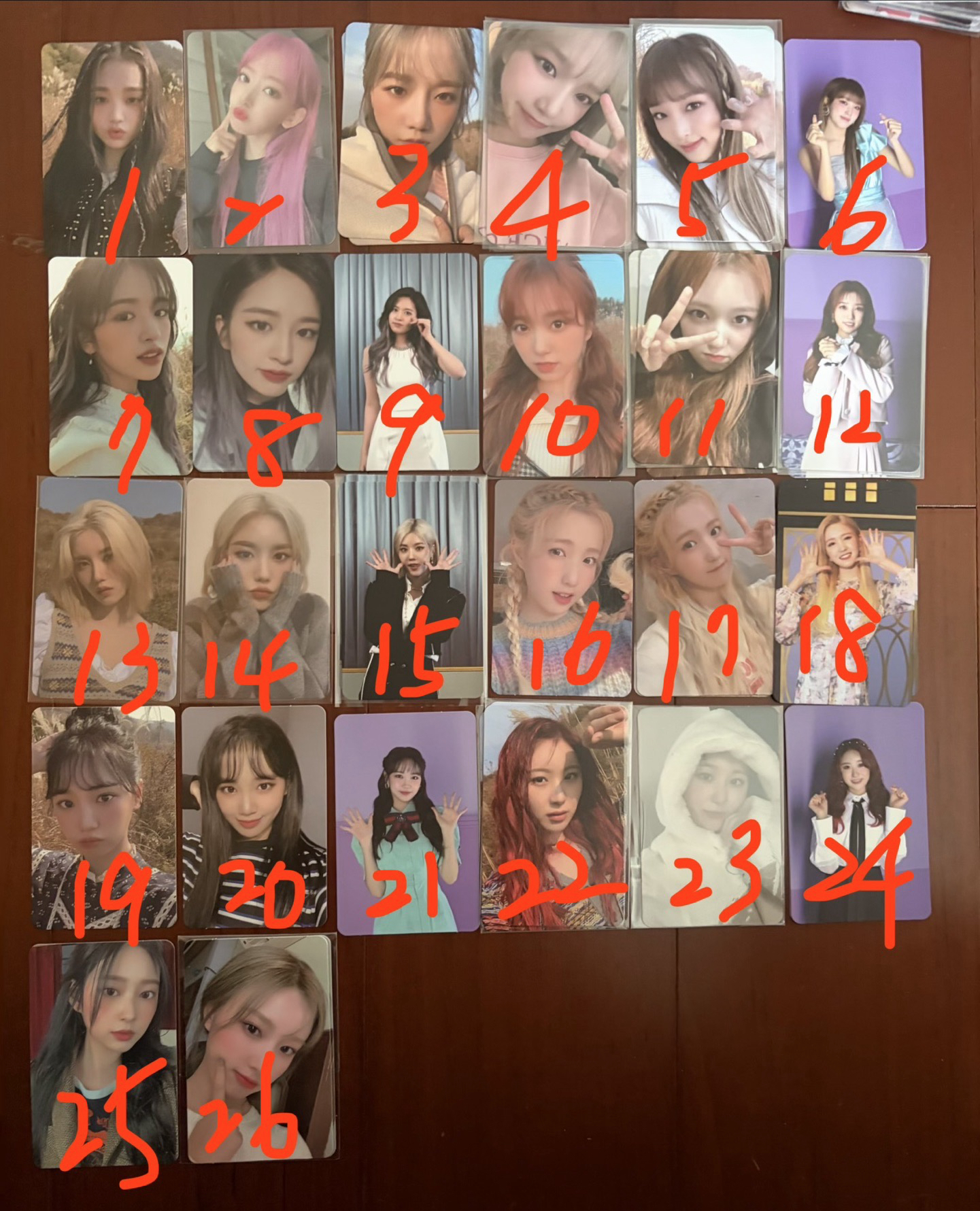 IZ*ONE One-reeler / Act IV 專輯卡 SCENE#1 白版