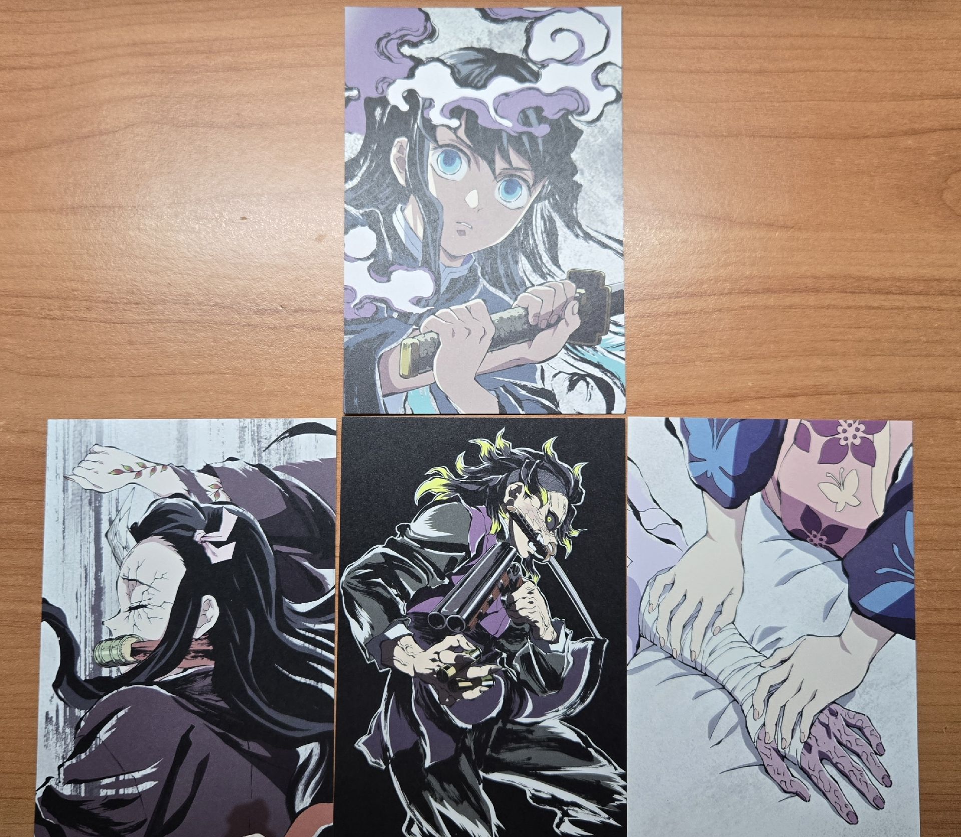 全集中展幕間畫明信片 豆子 主公 時透 玄彌