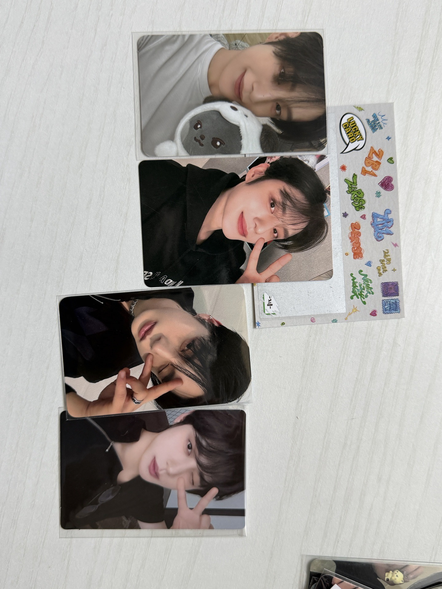 ZB1 特典*4+刮刮卡 | 正規一 wm 幸運卡 Wink ver. 雄