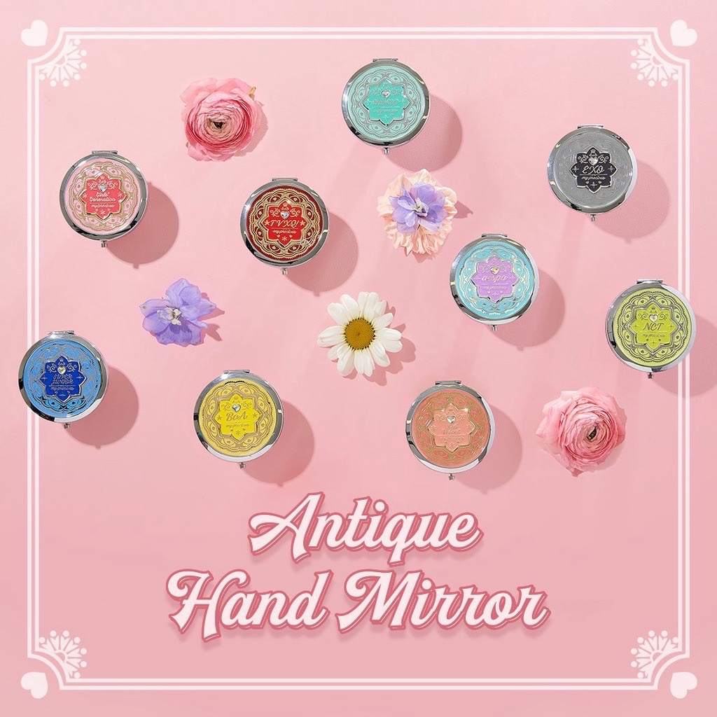 SMTOWN OFFICIAL MD GOODS ANTIQUE HAND MIRROR
