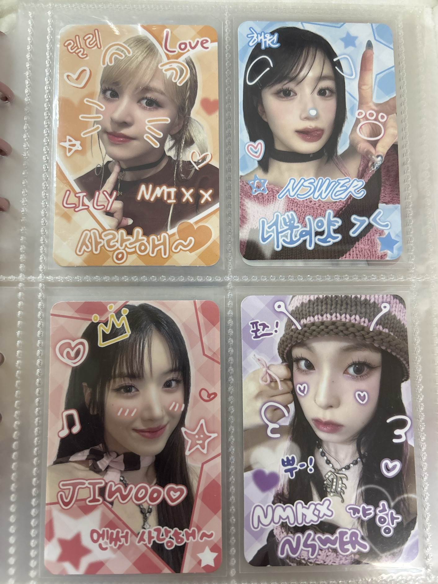 ms幸運卡 塗鴉 友 嫄 莉 圭