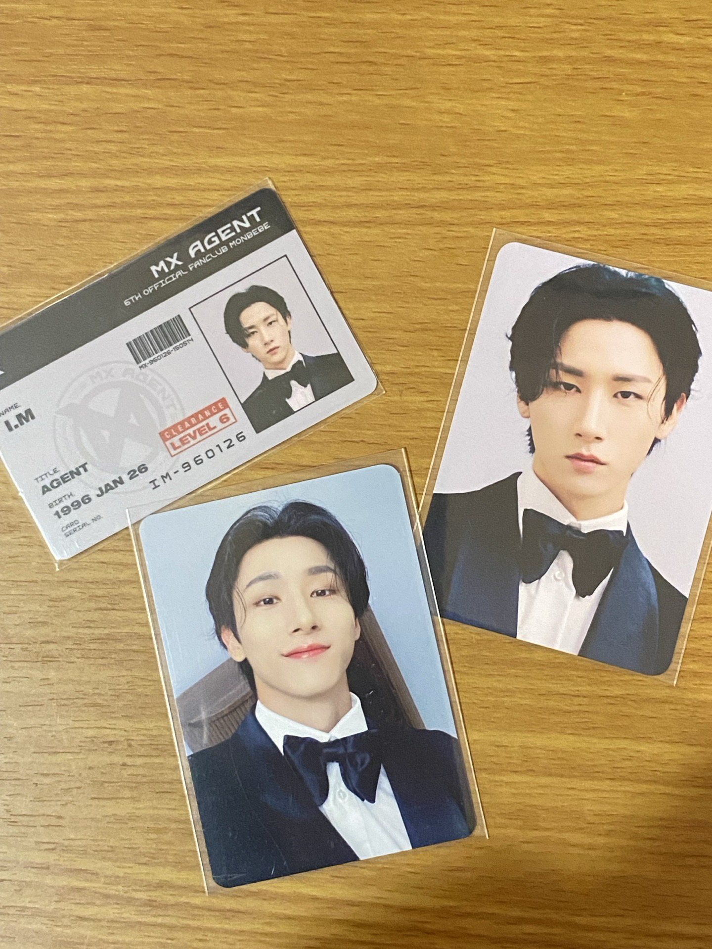 MONSTA X創均會員禮小卡