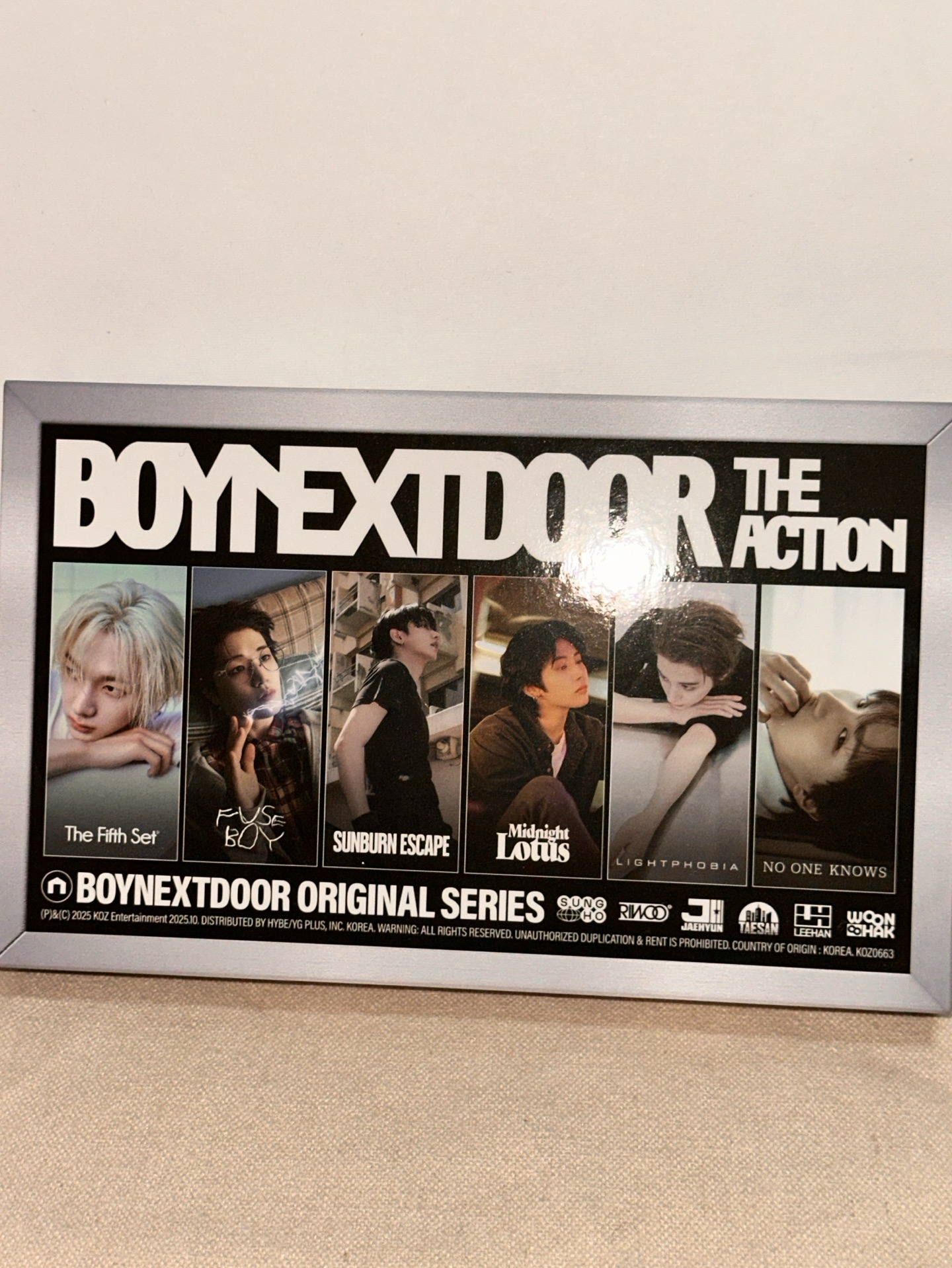 BOYNEXTDOOR SUNGHO—THE ACTION單封