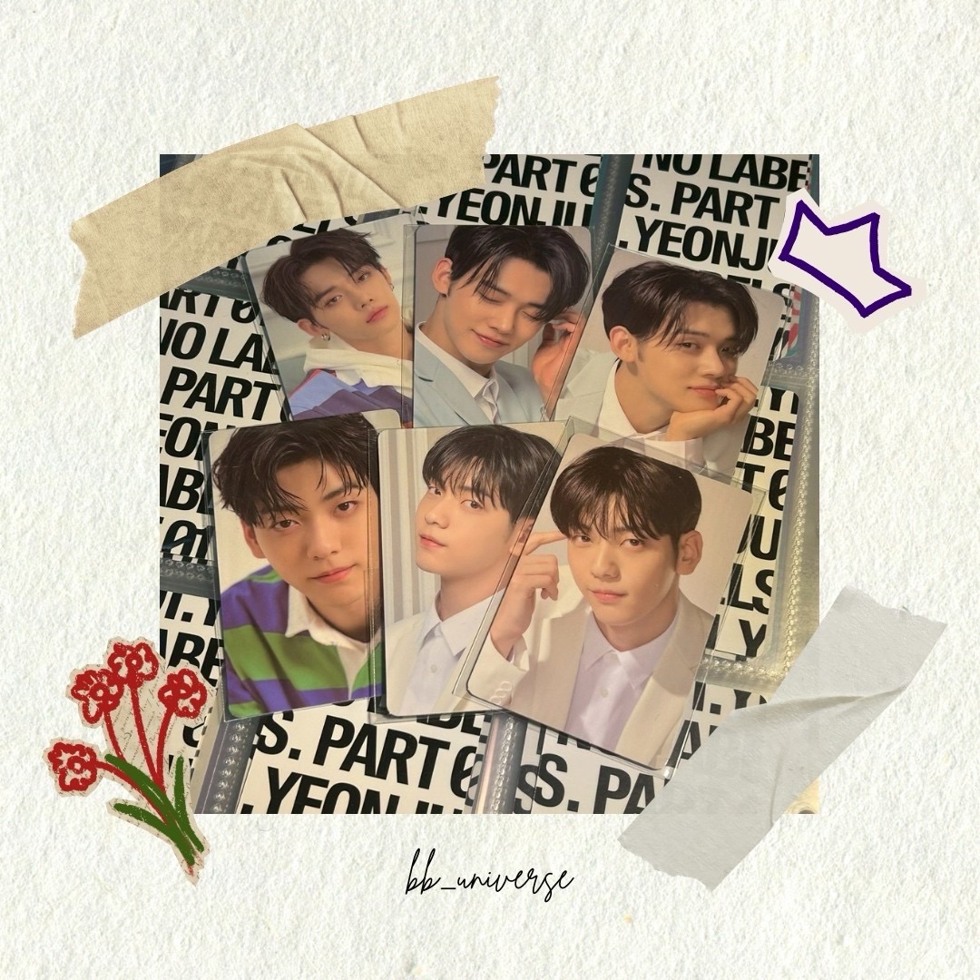 TXT YEONJUN SOOBIN 崔然竣 崔秀彬 4OIN化妝品代言小卡