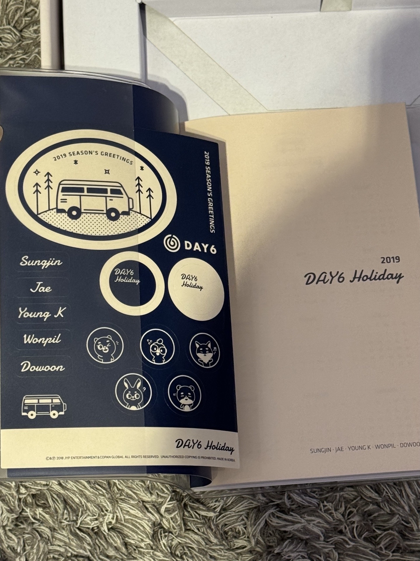 DAY6🍀2019年曆 season’s greeting