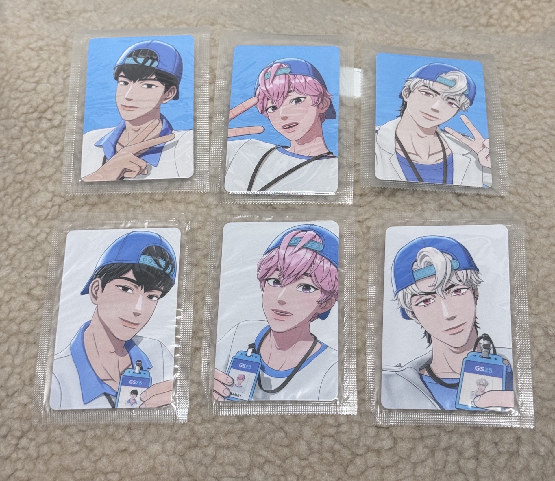 GS25 餅乾小卡 2張一組