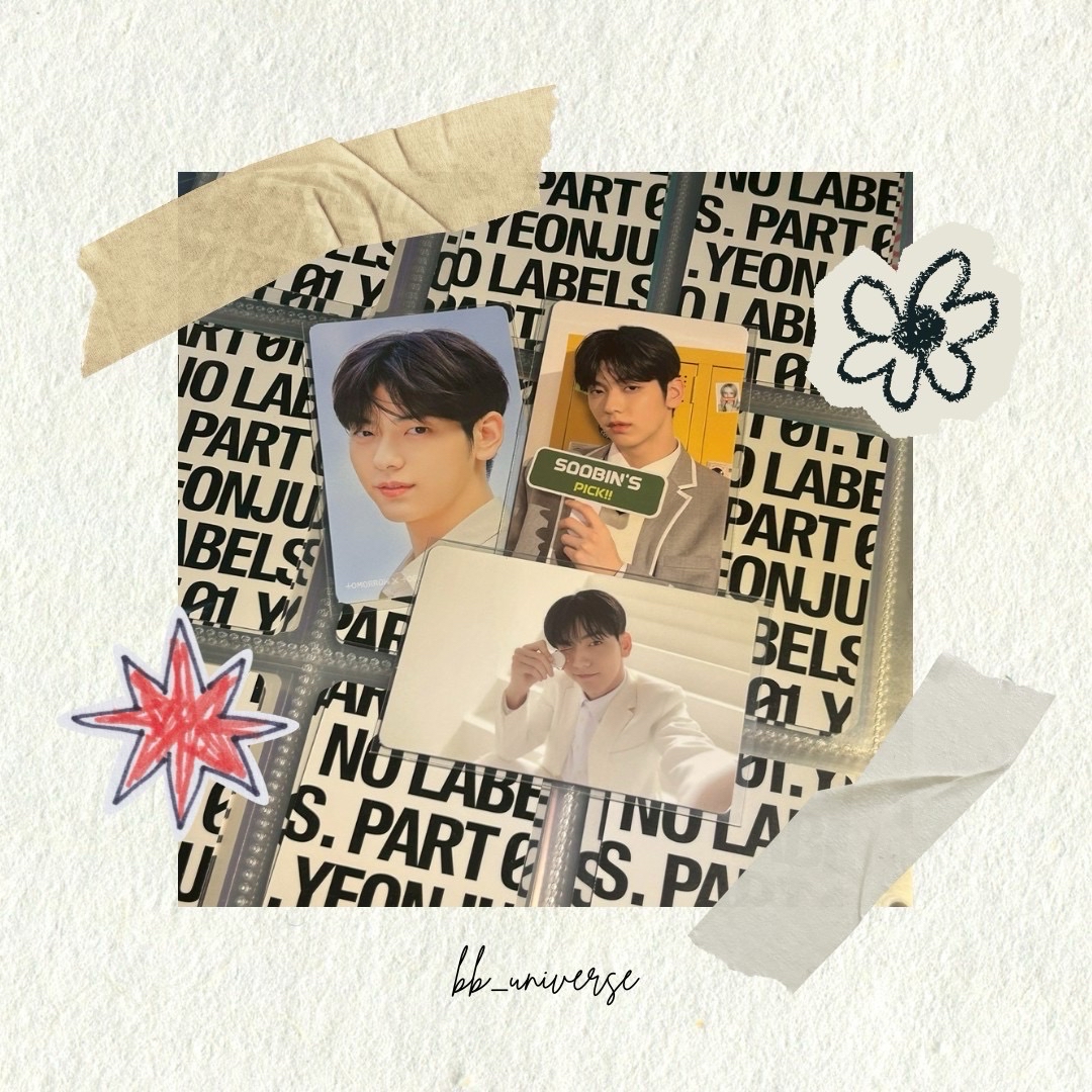 TXT SOOBIN 崔秀彬 4OIN Manyo化妝品代言小卡