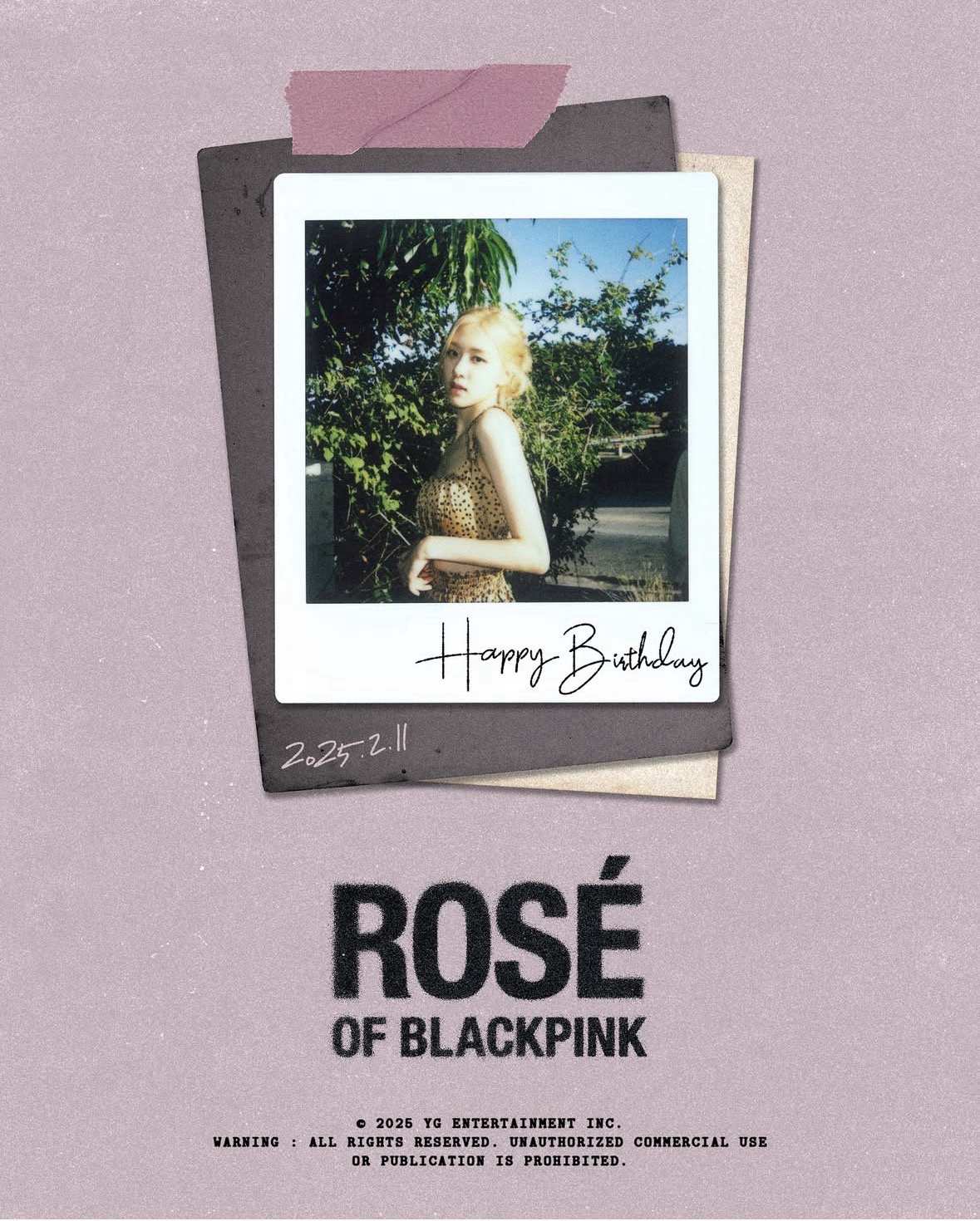 ROSÉ BIRTHDAY 